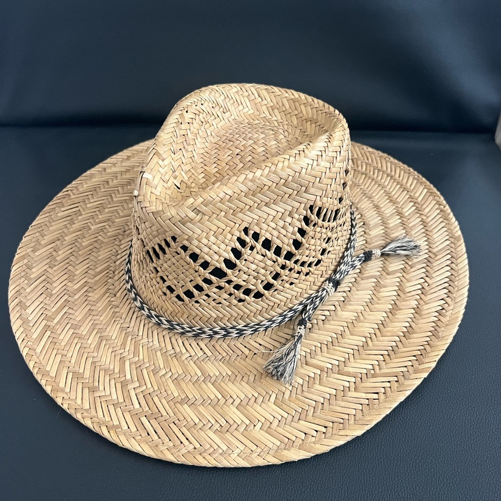 Brixton unisex straw hat size M 7 1/4